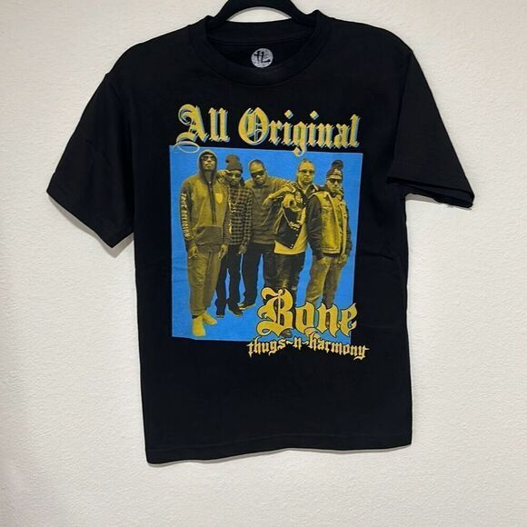 The Life Apparel Mens Bone Thugs n‎ Harmony Short Sleeve Cotton T-Shirt Small - Picture 1 of 6